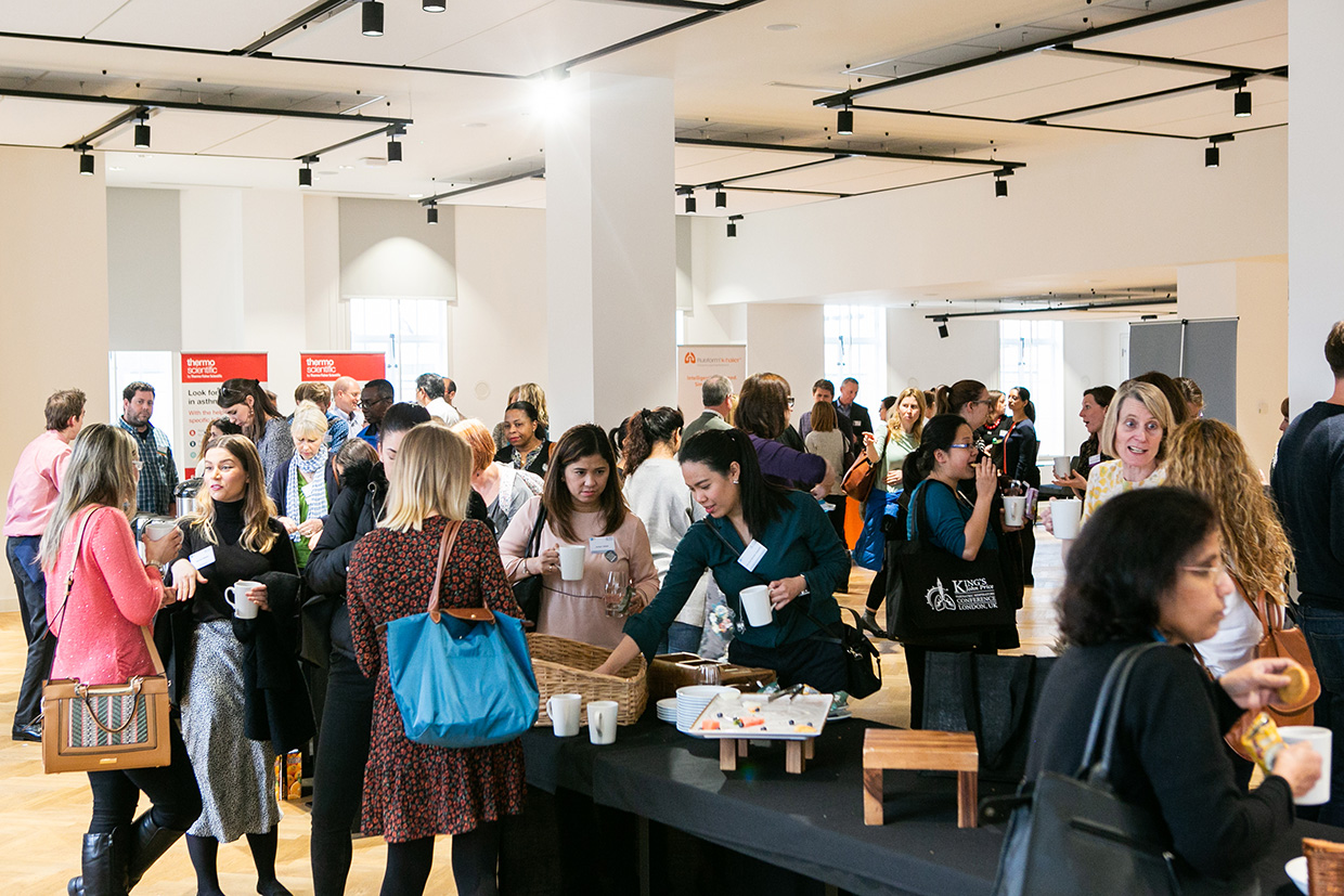 Paediatric Conference people mingling